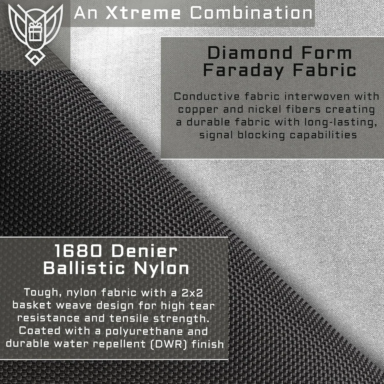 ~ AQUA RT Large Water-Proof Faraday Backpack/Small LITE Faraday Bag Combo ~ Tracking/Hacking Defense ~ Red