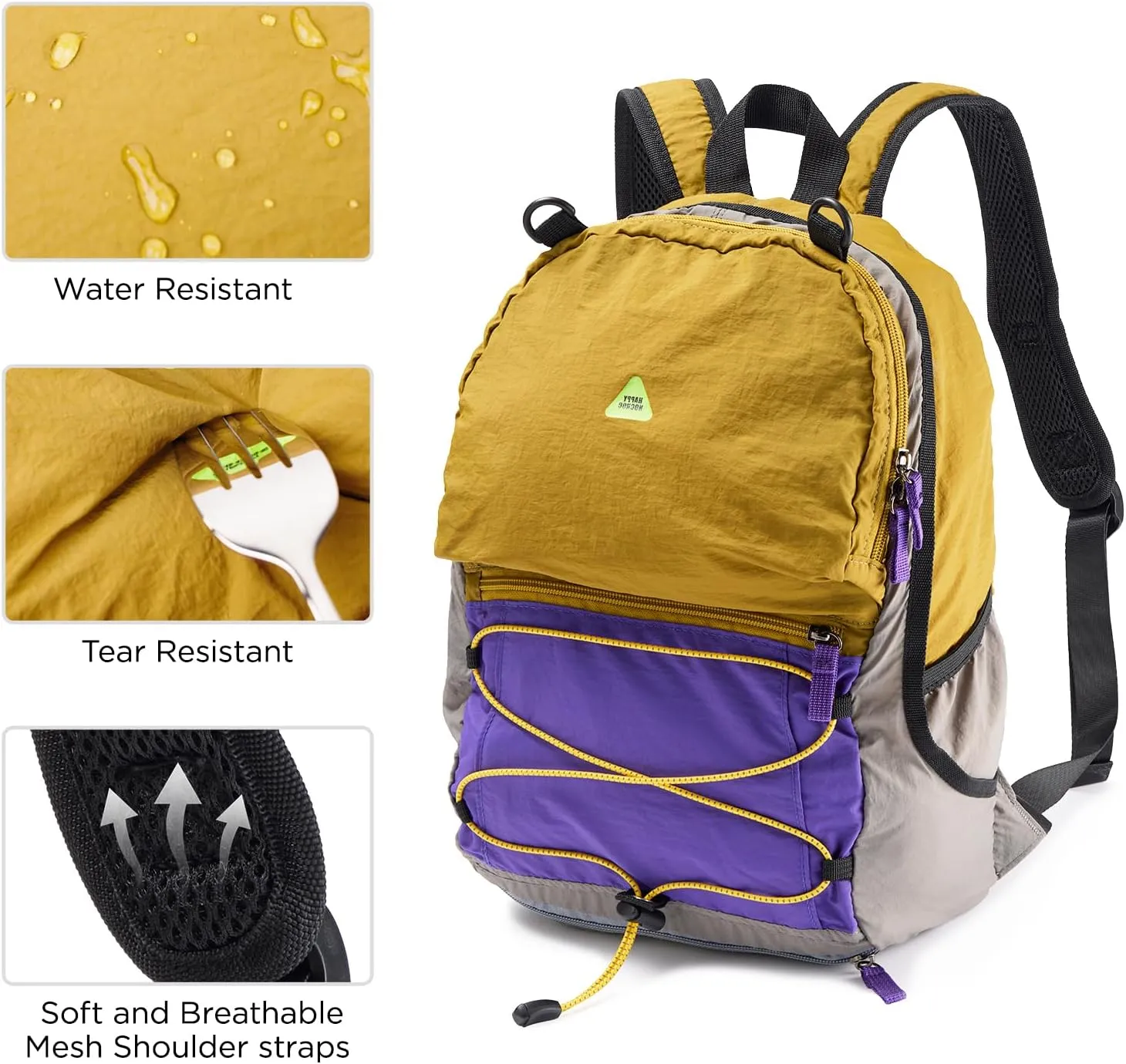 12L Kids Backpack for boys and girls, Small Ultra Lightweight Hiking Backpack for kids with Mesh Storage Bag, Water Resistant Travel Outdoor Sport Camping Daypack