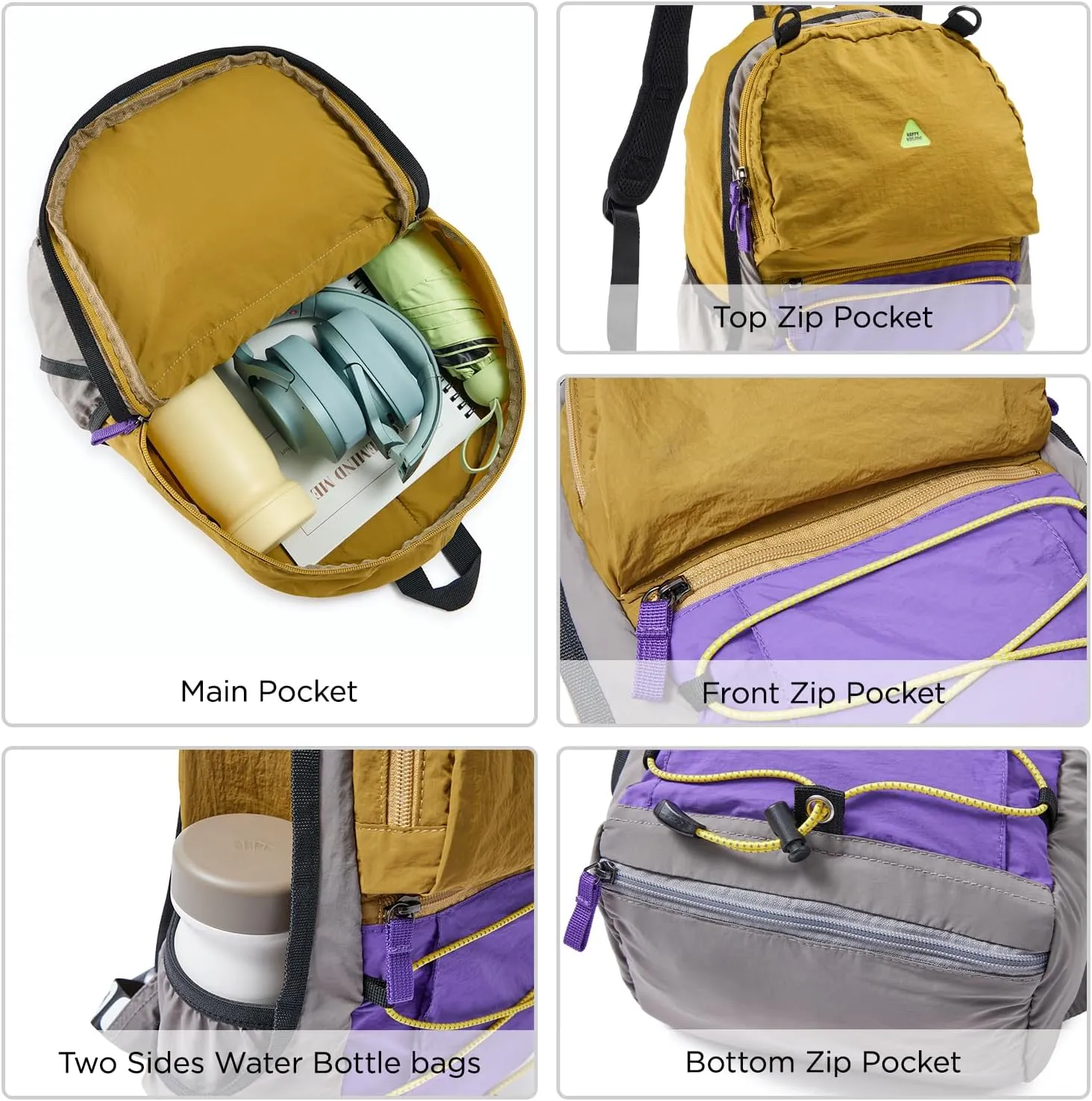 12L Kids Backpack for boys and girls, Small Ultra Lightweight Hiking Backpack for kids with Mesh Storage Bag, Water Resistant Travel Outdoor Sport Camping Daypack