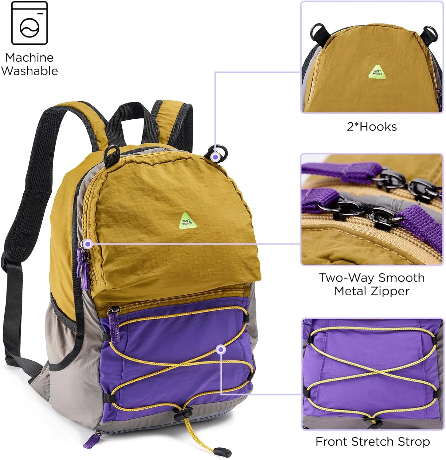 12L Kids Backpack for boys and girls, Small Ultra Lightweight Hiking Backpack for kids with Mesh Storage Bag, Water Resistant Travel Outdoor Sport Camping Daypack