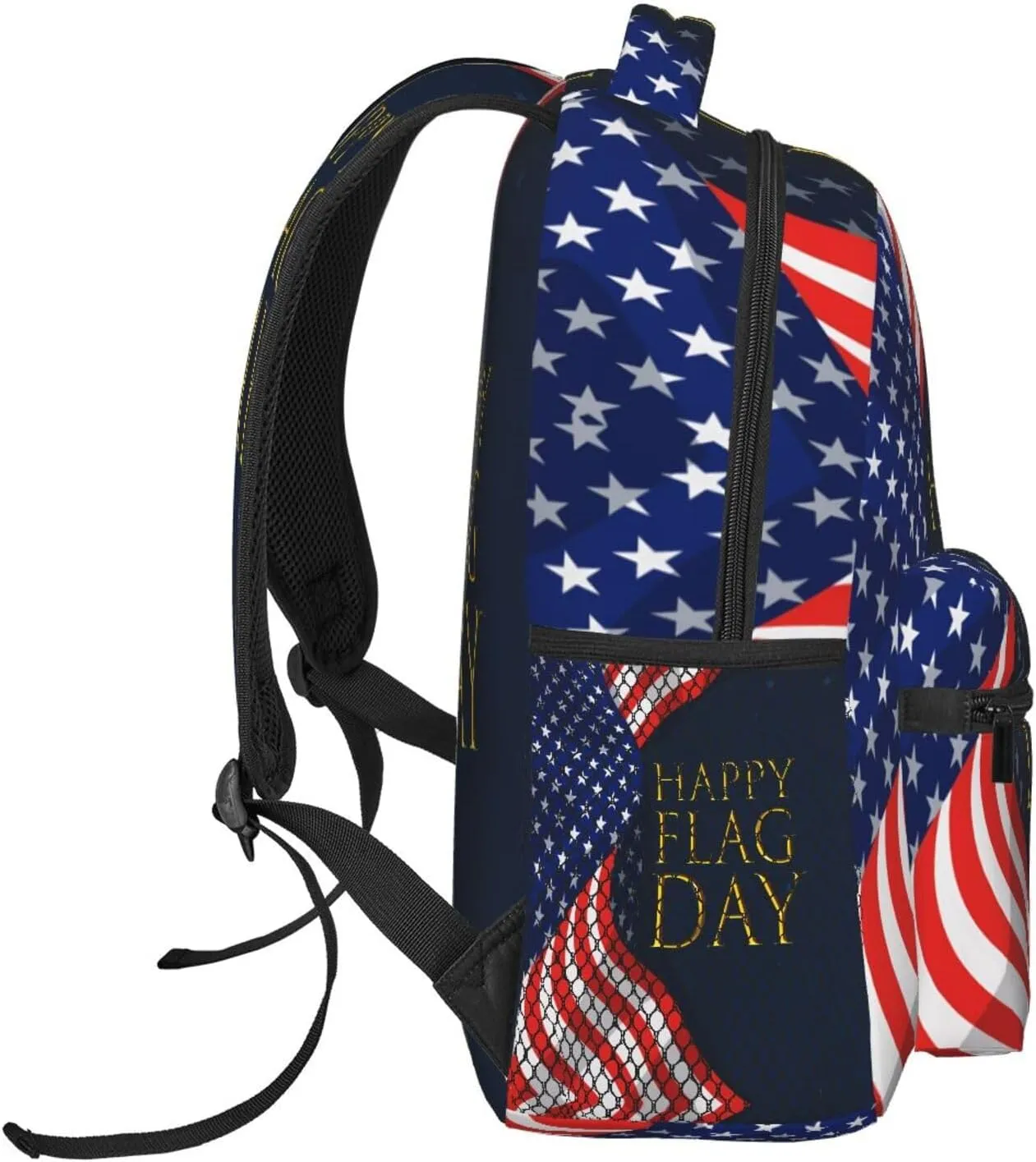 1766 American Independence Day American Flag Casual Backpacks Sport Backpack Travel Rucksack Canvas Daypack Workout Bags with Pockets for Gym Working Hiking