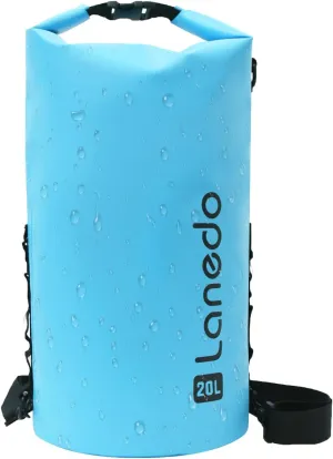 20L/30L Dry Bag Large Waterproof Bag Roll-Top Heavy Duty Fishing Duffel Bag with Durable Straps for Kayaking Paddle boarding Boating Rafting Fishing (Blue, 20L)