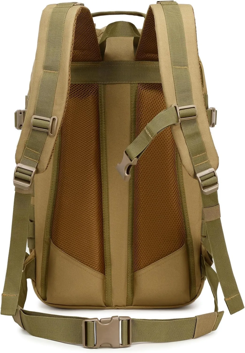 35L tactical assault backpack, military backpacks,heavy duty zipper，outdoor canvas Knapsack,climbing/camping/hiking backpack,water resistant,Rucksack (Army green)