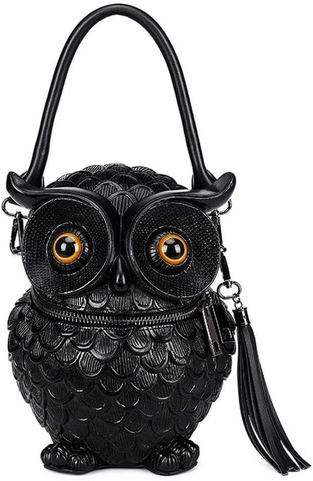 3D Animal Backpack 3D Girls Owl Handle Shoulder Messenger Cross body Bag