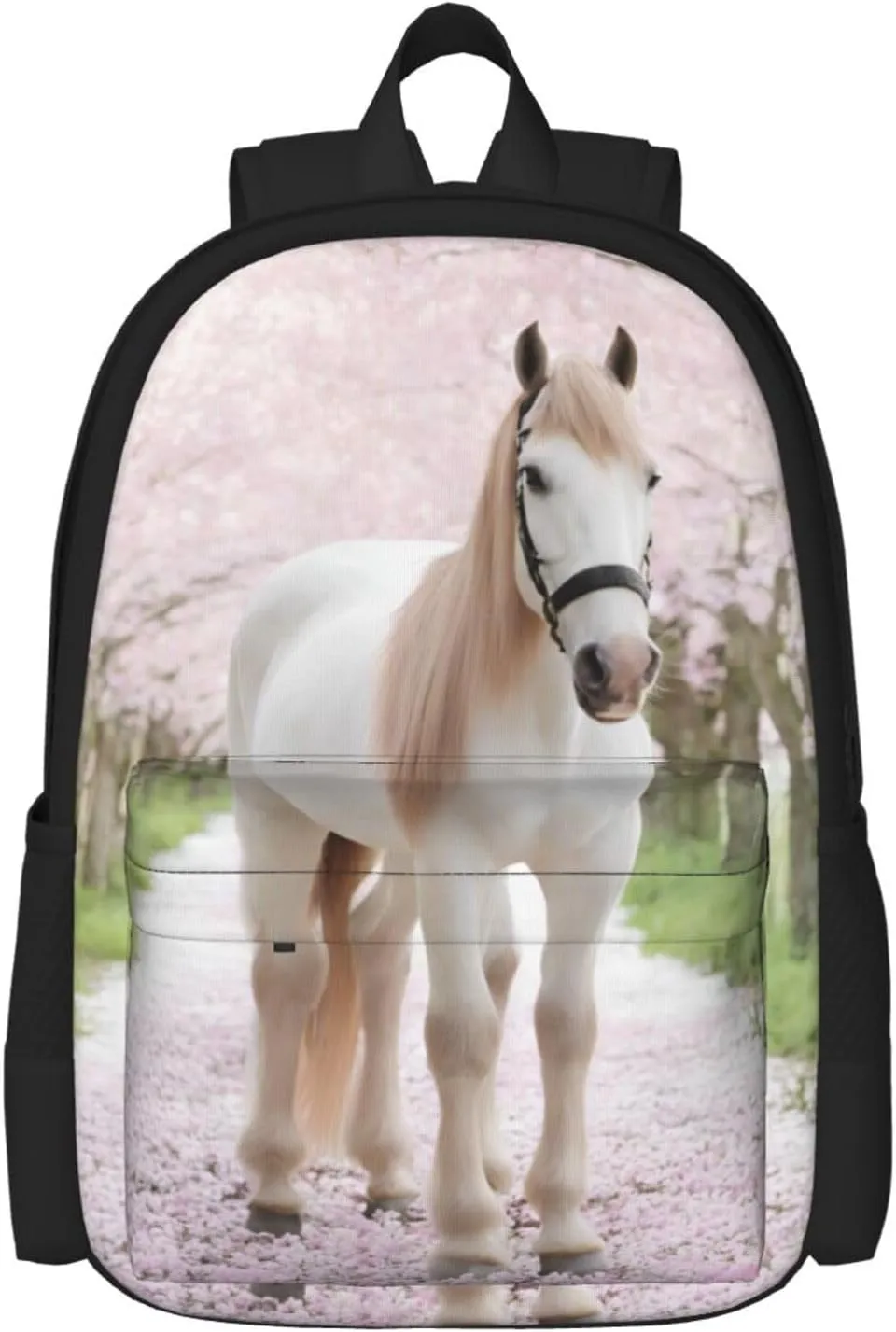 3d Animal Cherry Cute Horse Girls Backpacks kids Bookbag Daypack 17" Shoulder Bag