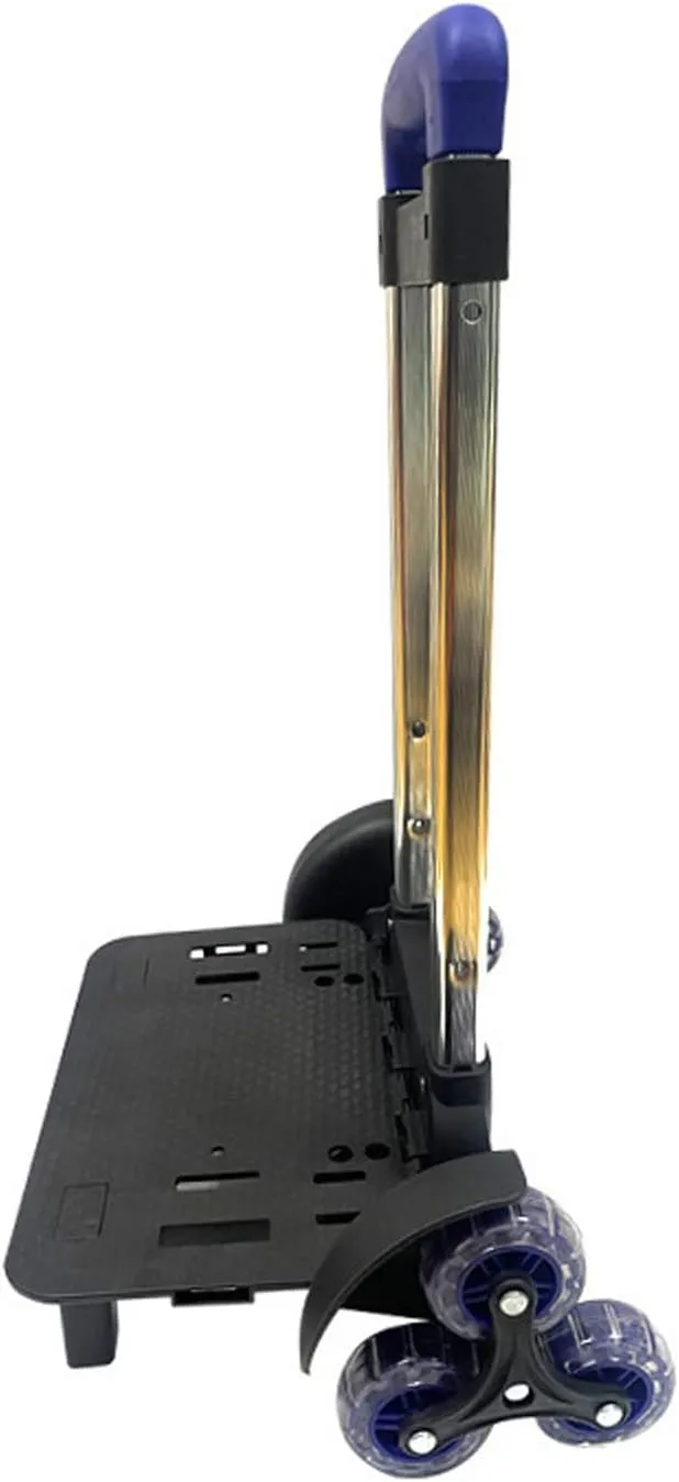 6 Rolling Luggage Cart Backpack Trolley Foldable Trolley Cart Wheeled Hand Truck For School Bags Luggage Backpack Foldable Trolley Cart Backpack Trolley 6 Rolling Luggage Cart For Pet