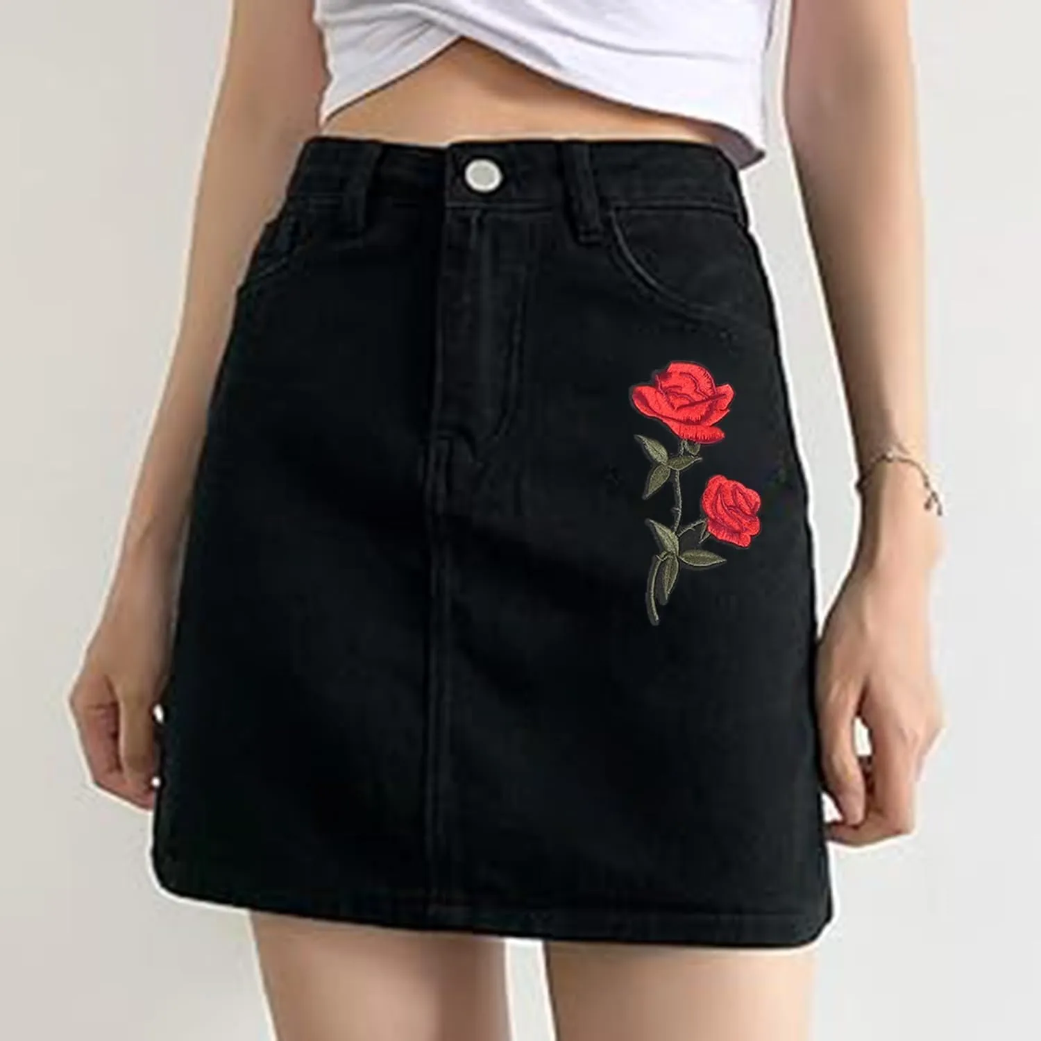 60pcs Random Assorted Flowers Sewing on/Iron on Patches, Embroidered Sew Applique Repair Patches for Jeans, Jackets, Backpacks and Clothes DIY Patches