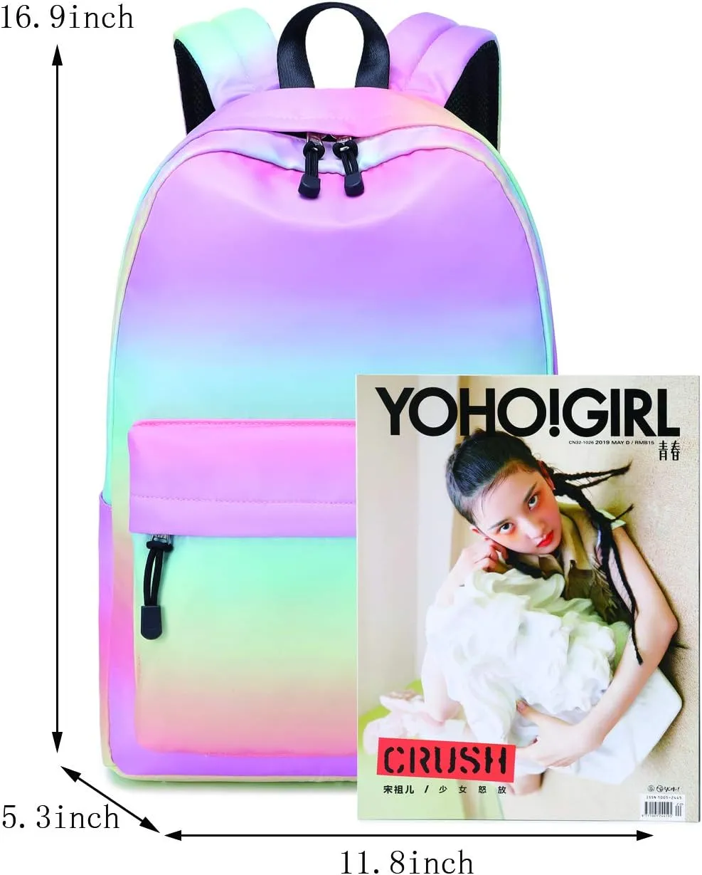 Abshoo Lightweight Water Resistant Backpacks for Teen Girls School Backpack with Lunch Bag