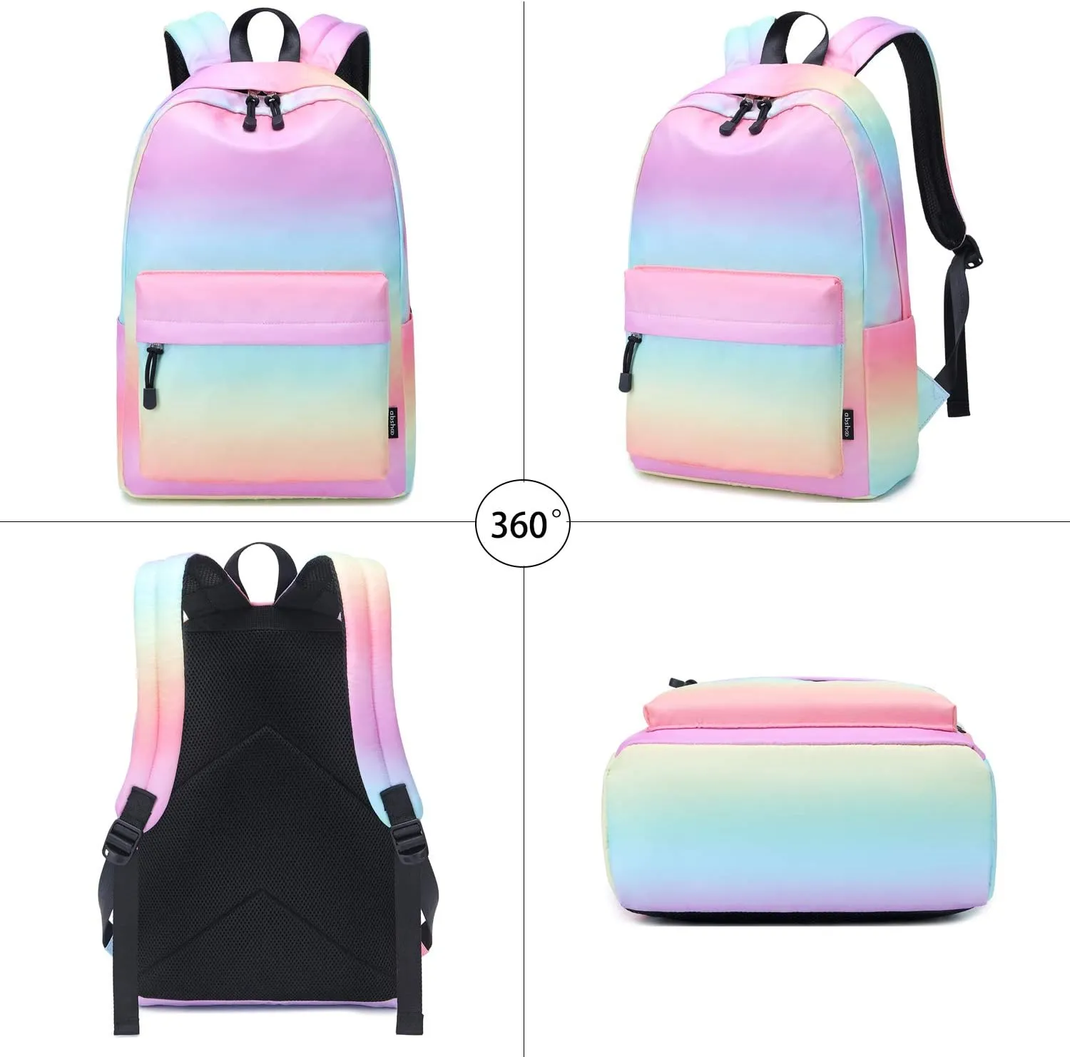 Abshoo Lightweight Water Resistant Backpacks for Teen Girls School Backpack with Lunch Bag