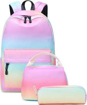 Abshoo Lightweight Water Resistant Backpacks for Teen Girls School Backpack with Lunch Bag