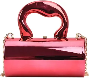Acrylic Clutch Tote for Women - Silver Crossbody Shoulder Bag, Hobo Satchel, Y2k Style Purse 2025