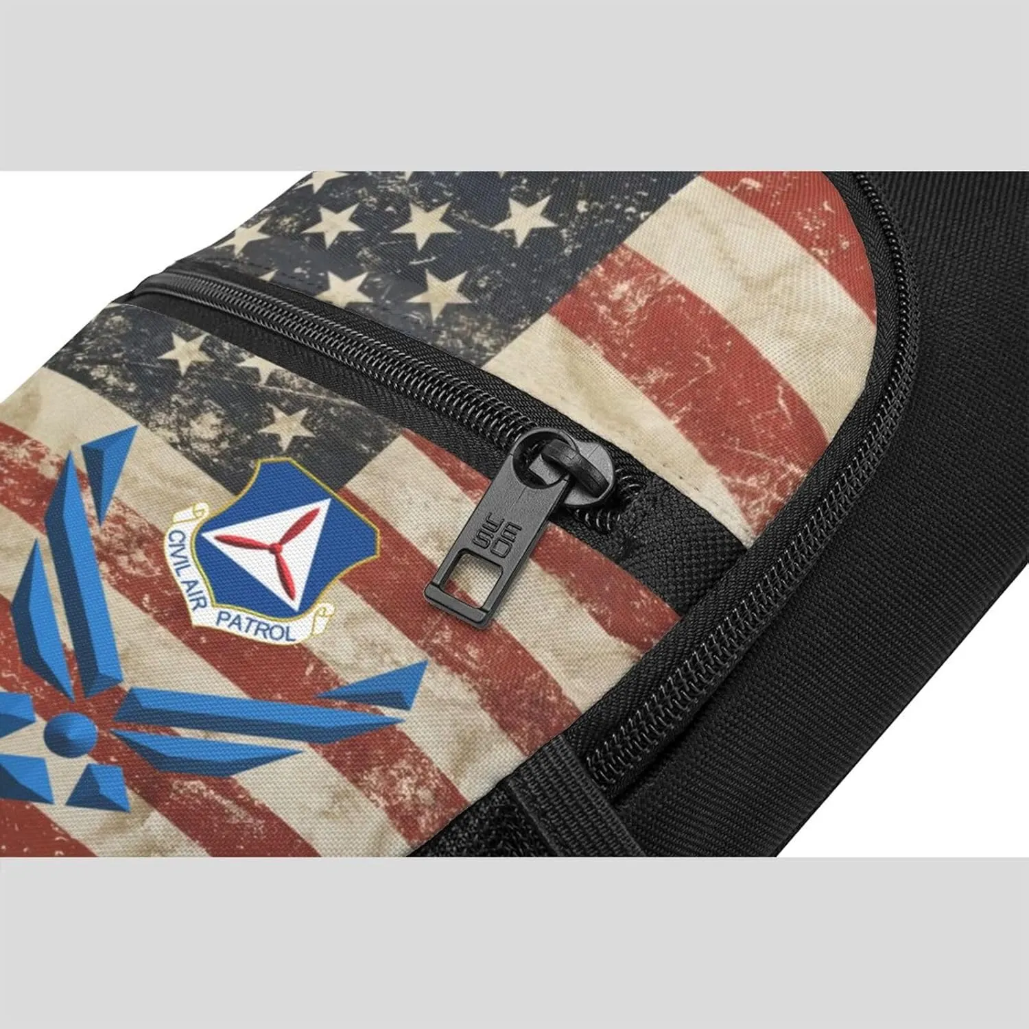 Air Force Civil Air Patrol Sling Bag Crossbody Backpack Shoulder Casual Daypack Bags for Men