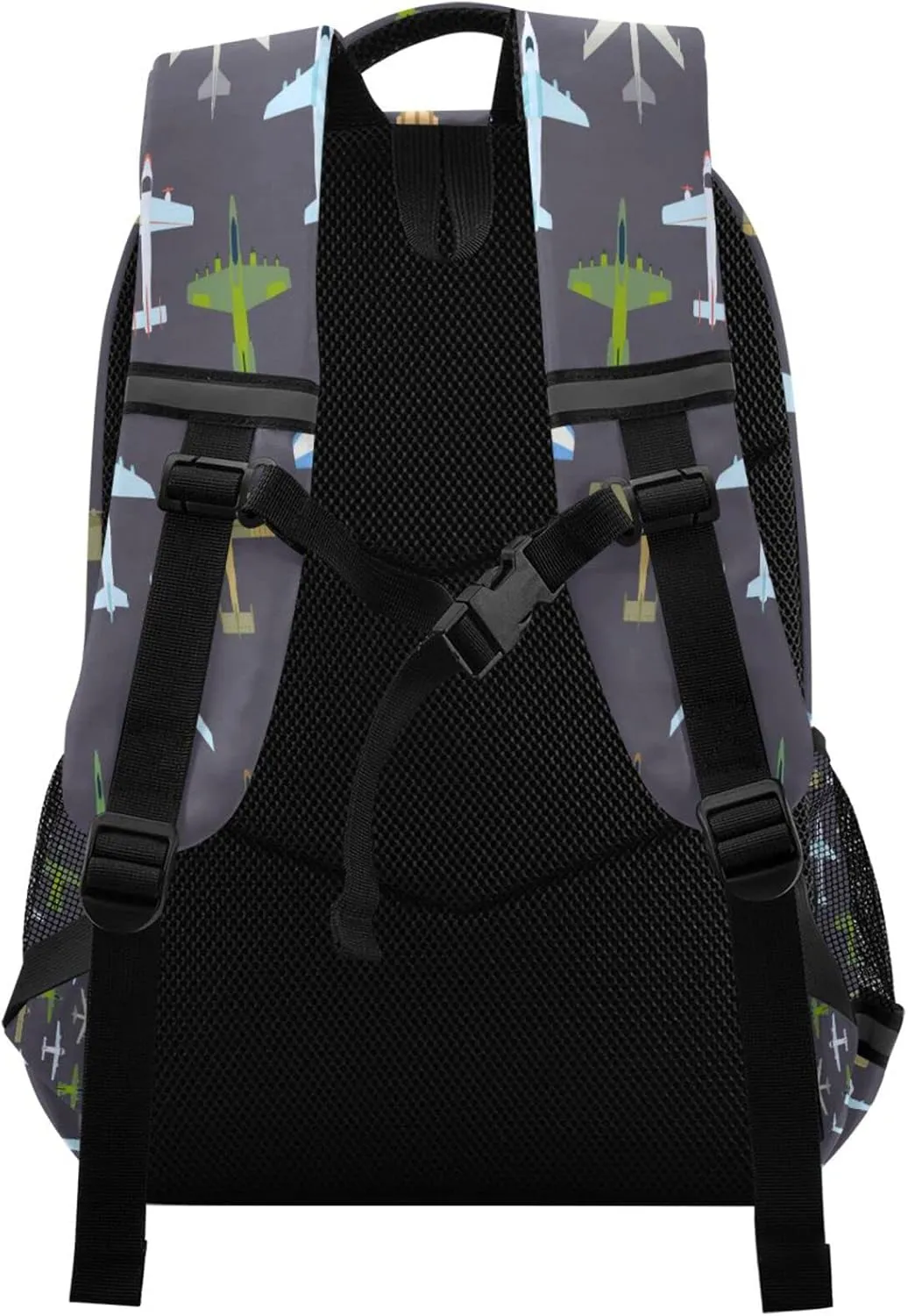 Airplane Backpack for Girls Kids Boys School Bookbags, Student Laptop Backpack Carrying Bag Casual Lightweight Travel Sports Day Packs