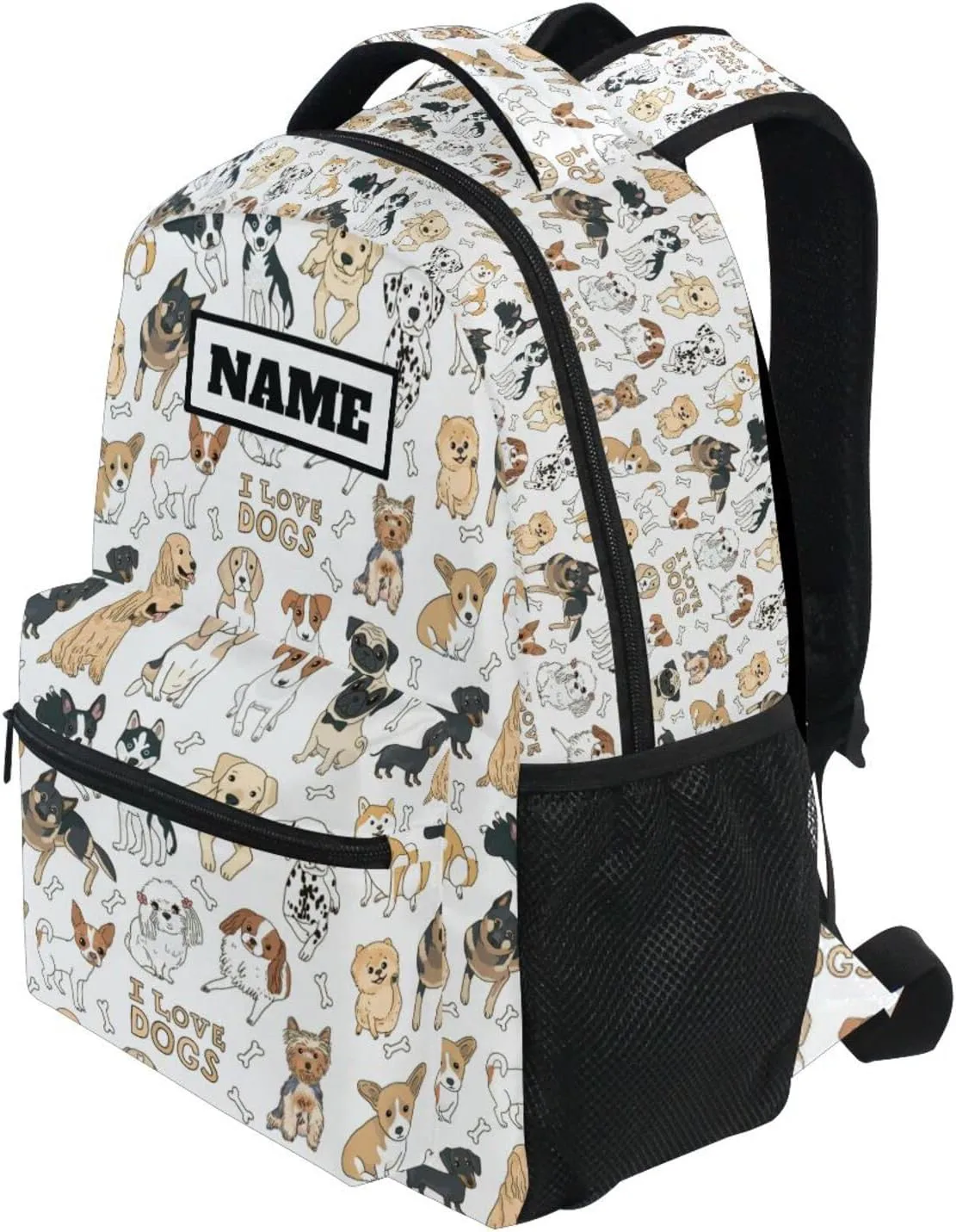 ALAZA Custom Backpack Customized Name Personalized School Bag Laptop iPad Tablet Travel Pack with Multiple Pockets