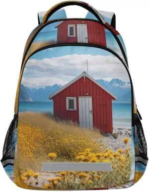 ALAZA Toddler Backpack School Boys Girls Bookbag Kids Children Bags Cottage Student Daypack Travel Teen