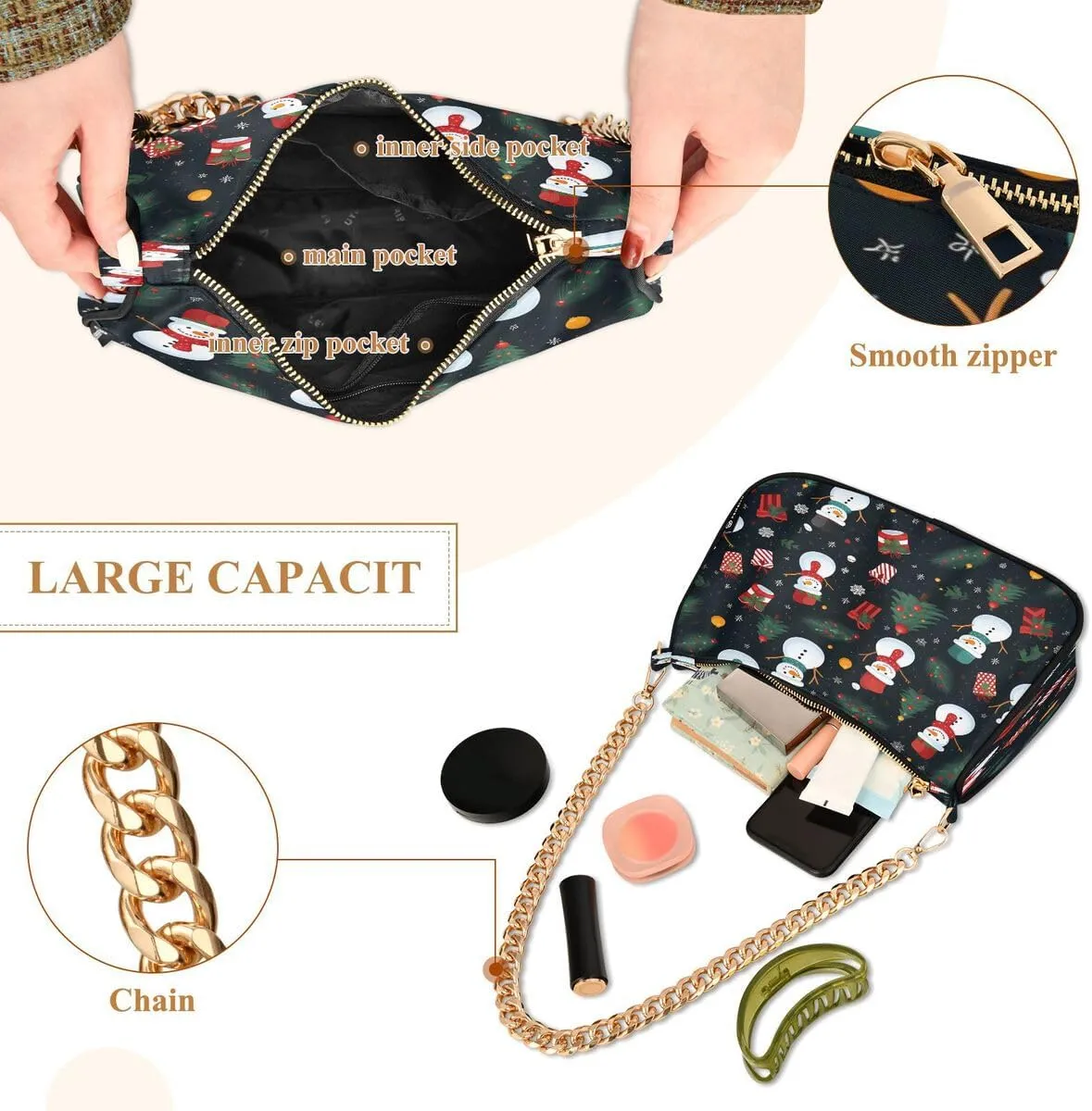 ALAZA Women's Handbags Tote Crossbody Bag Purse Ladies Shoulder Bag Hobo Handbag