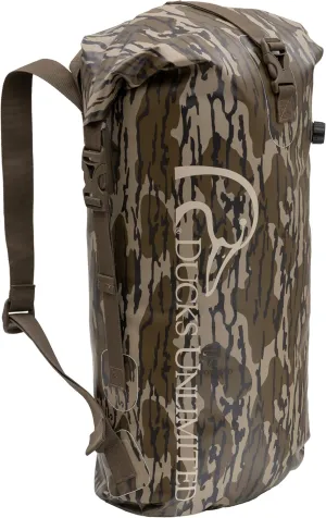 ALPS OutdoorZ Ducks Unlimited Guardian Backpack Dry Bag, 35L - Mossy Oak Original Bottomland