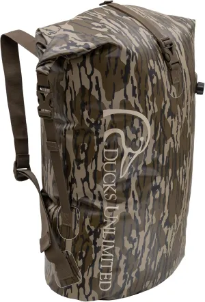 ALPS OutdoorZ Ducks Unlimited Guardian Backpack Dry Bag, 50L - Mossy Oak Original Bottomland