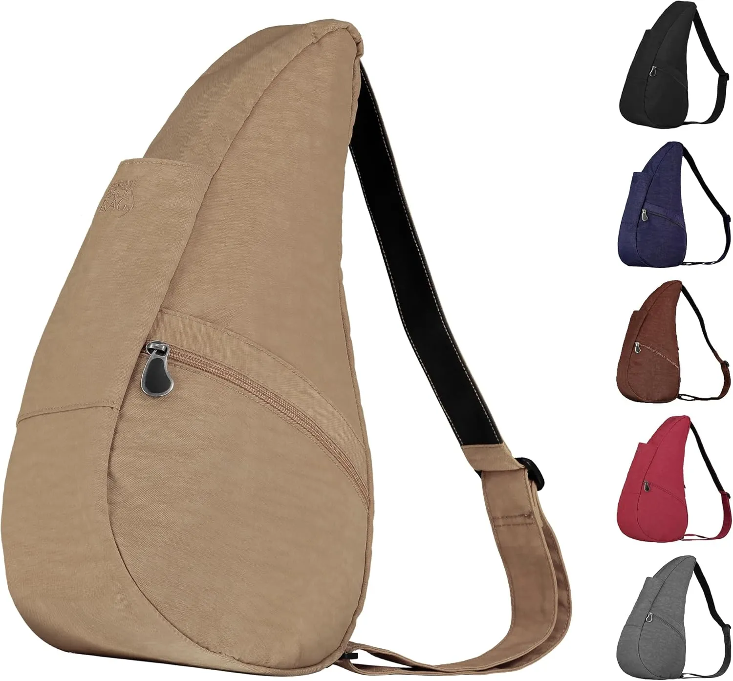 AmeriBag 15" Nylon Crossbody Sling Healthy Back Bag