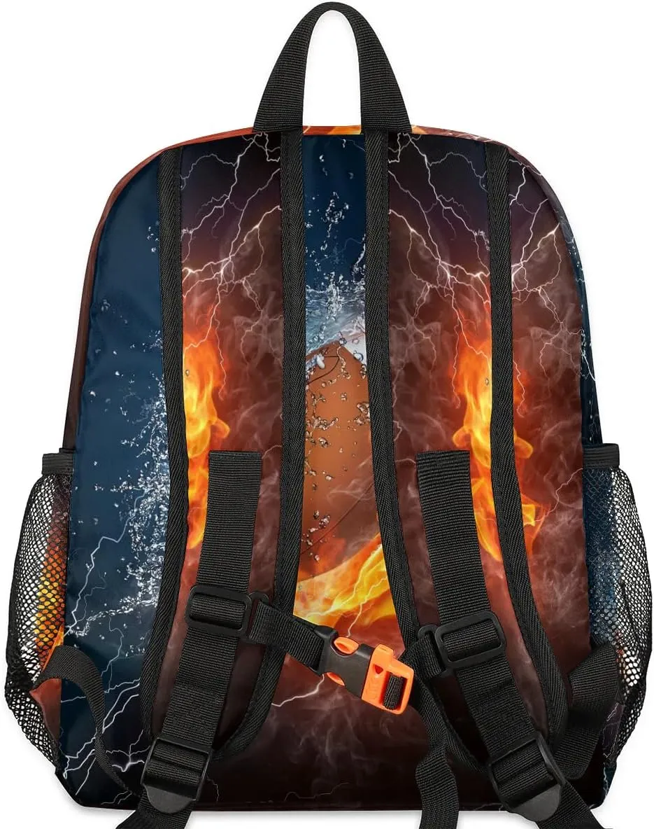 American Football Toddler Backpack for Little Boys Small Bookbags Backpack Preschool Kindergarten Backpack Lightweight Waterproof Mini Travel Student Bookbag