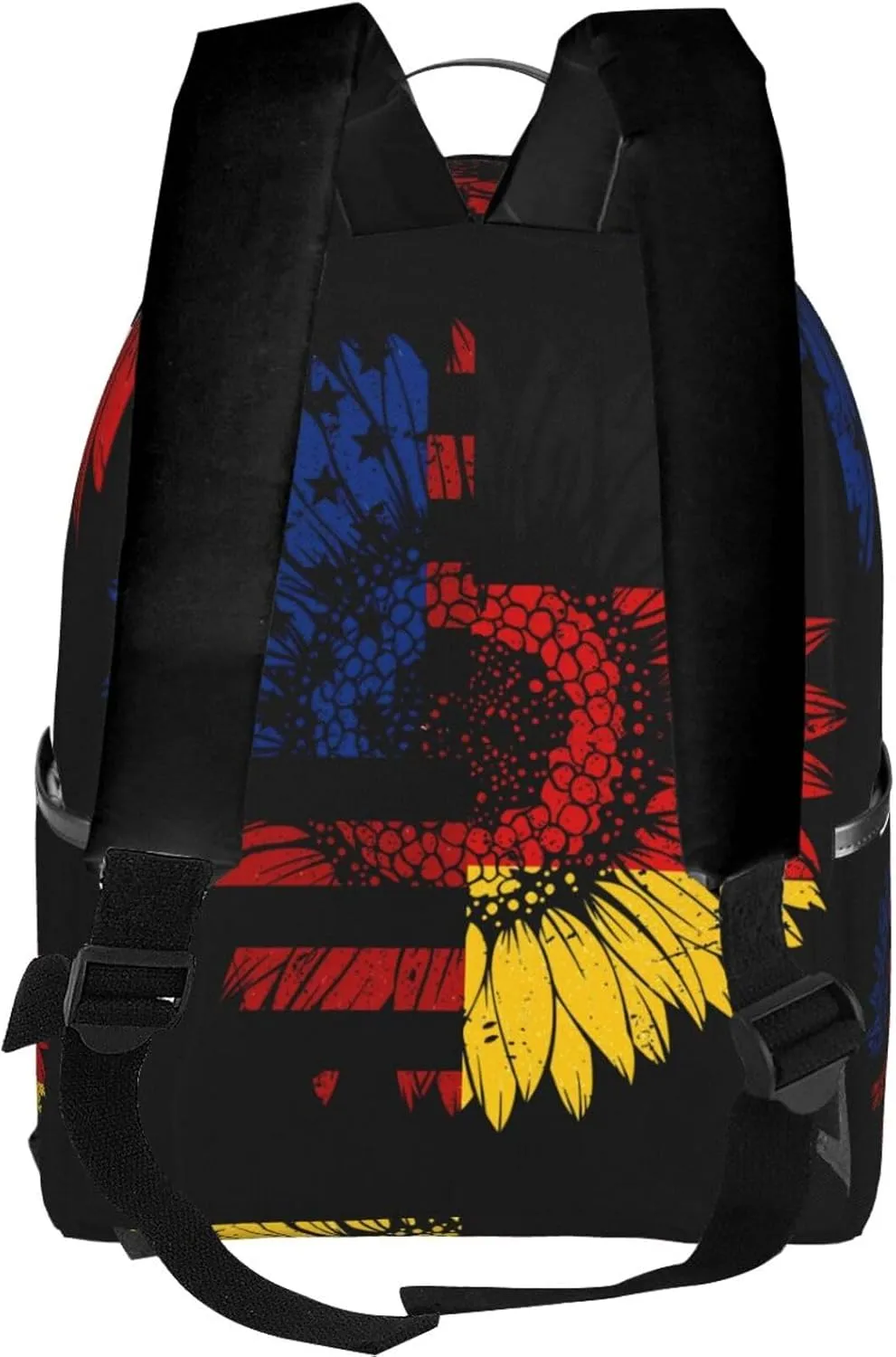 American German Germany Flag Casual Backpacks Laptop Backpack Carry-on Daypack Sports Travel Rucksack Lightweight Working Bag for Outdoor Hiking Cycling Walking
