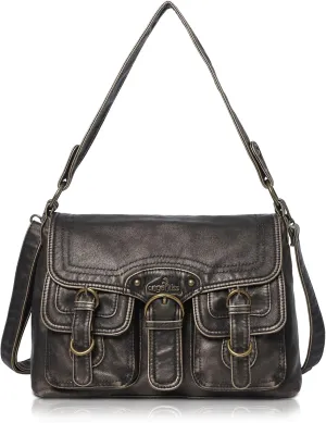 Angel Kiss Purses and Handbags for Women,Vegan Leather Hobo Purses Crossbody Hobo Bag Tote Satchel Handbags