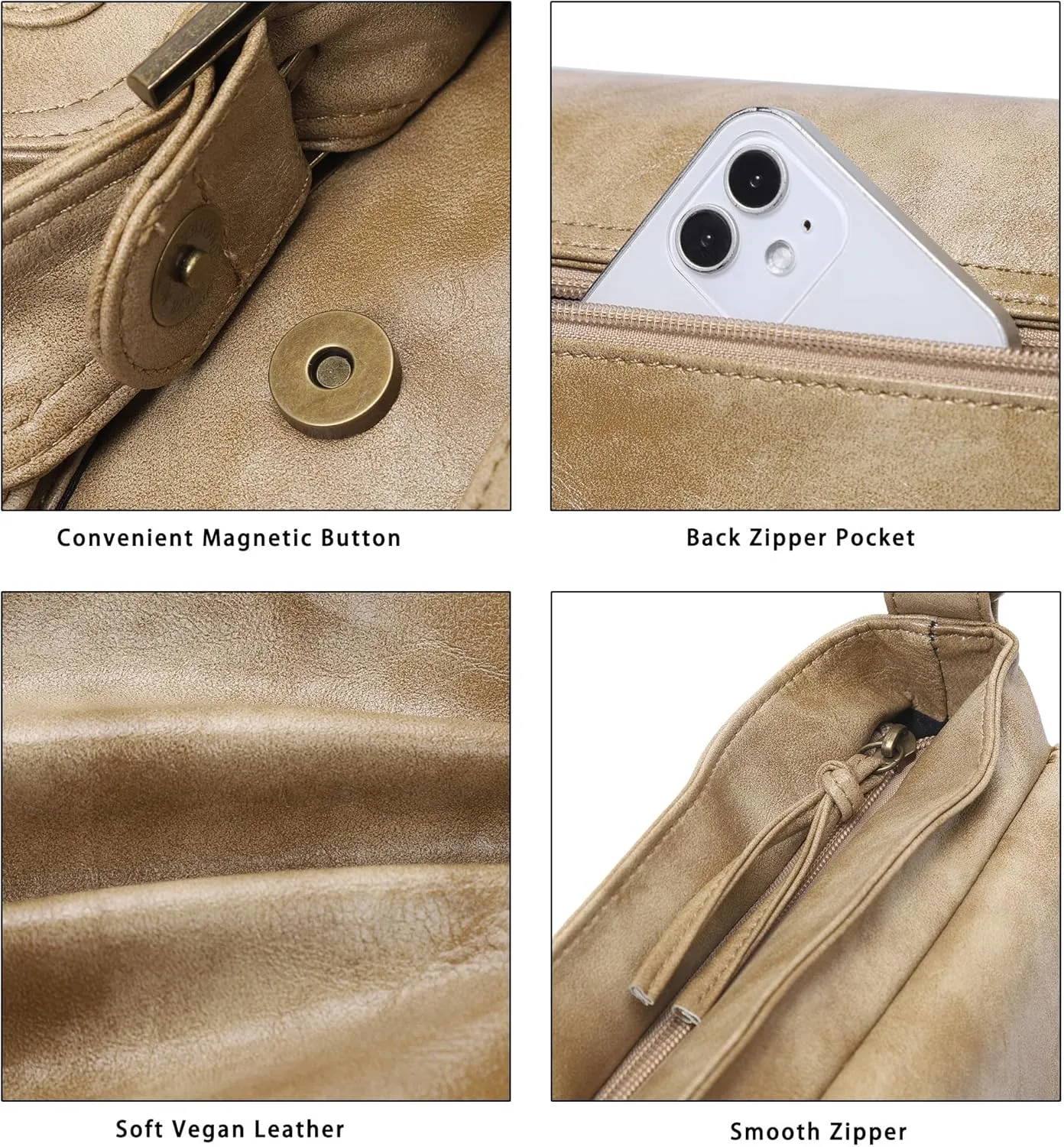 Angel Kiss Purses and Handbags for Women,Vegan Leather Hobo Purses Crossbody Hobo Bag Tote Satchel Handbags