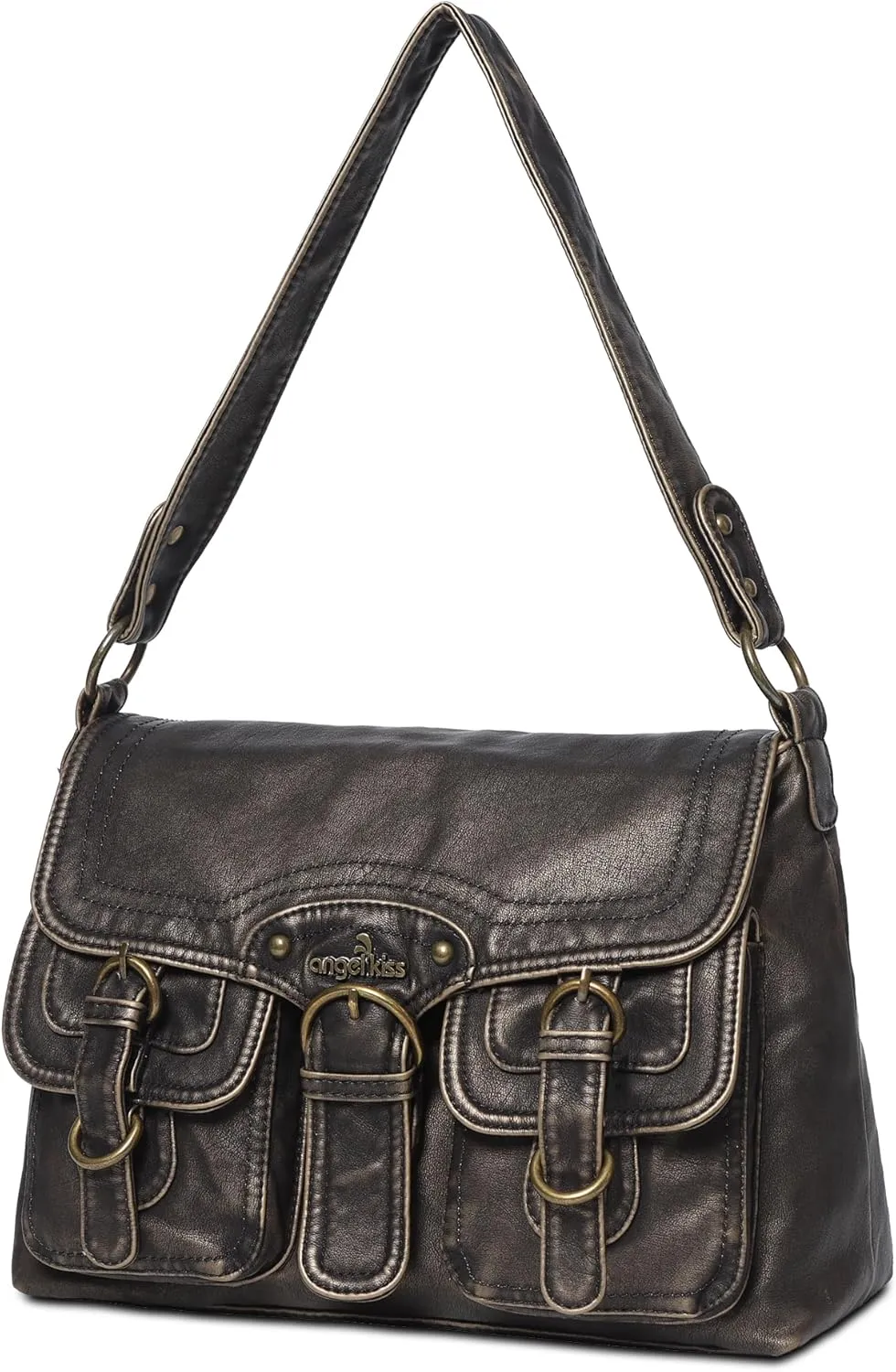 Angel Kiss Purses and Handbags for Women,Vegan Leather Hobo Purses Crossbody Hobo Bag Tote Satchel Handbags