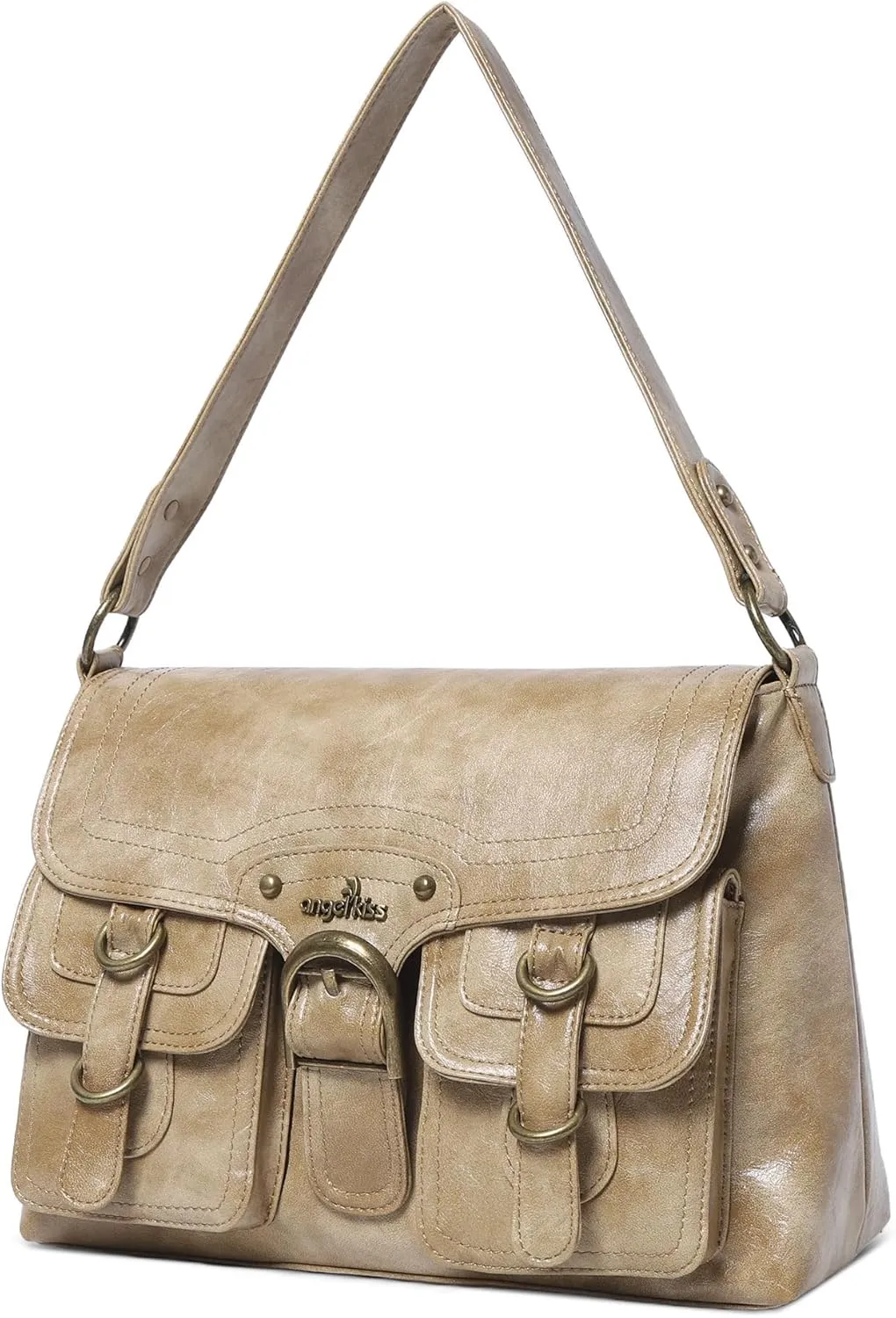 Angel Kiss Purses and Handbags for Women,Vegan Leather Hobo Purses Crossbody Hobo Bag Tote Satchel Handbags