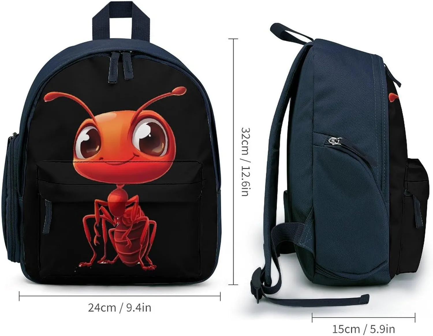 Ant Insect Keeper Backpack Small Shoulder Bag Travel Bag Casual Daybacks Handbags One Size