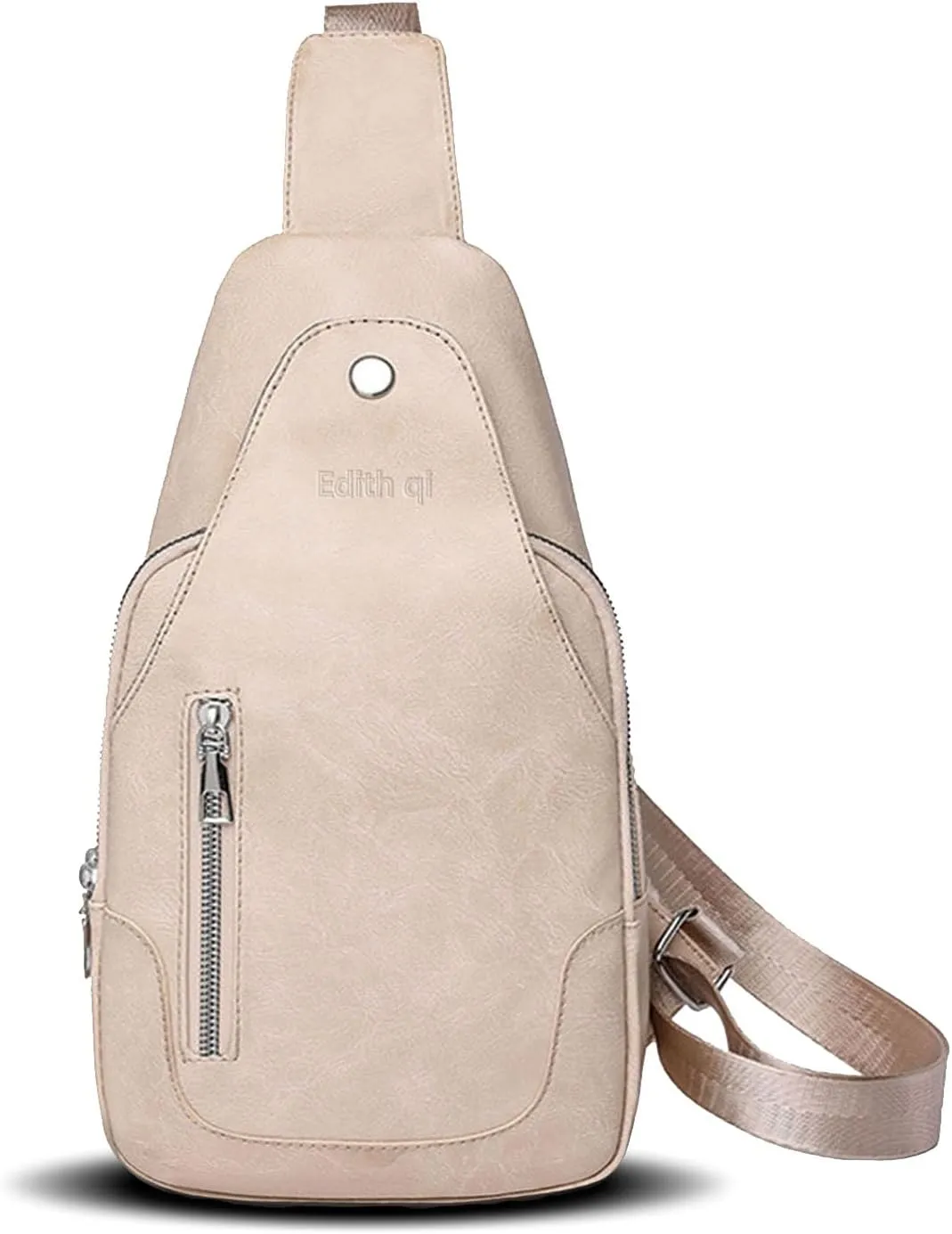 Anti-theft Crossbody Bags for Women, Beige Cross Body Purses for Women, Women's Crossbody Handbags, Vegan Leather Bag
