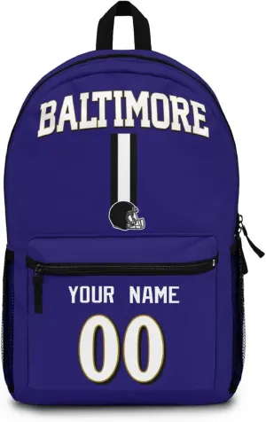 ANTKING Baltimore Backpacks Travel Bags Custom Any Name Number for Men Women Gifts