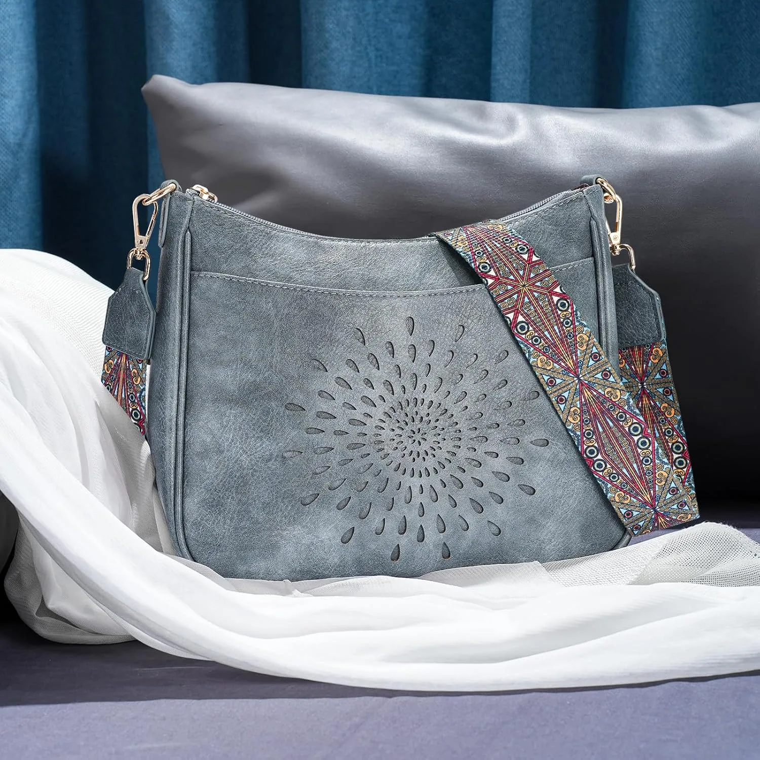 APHISON Hobo Bag for Women, Crossbody Bags for Women Trendy Bucket Purses and Shoulder Handbags with 2 Detachable Straps