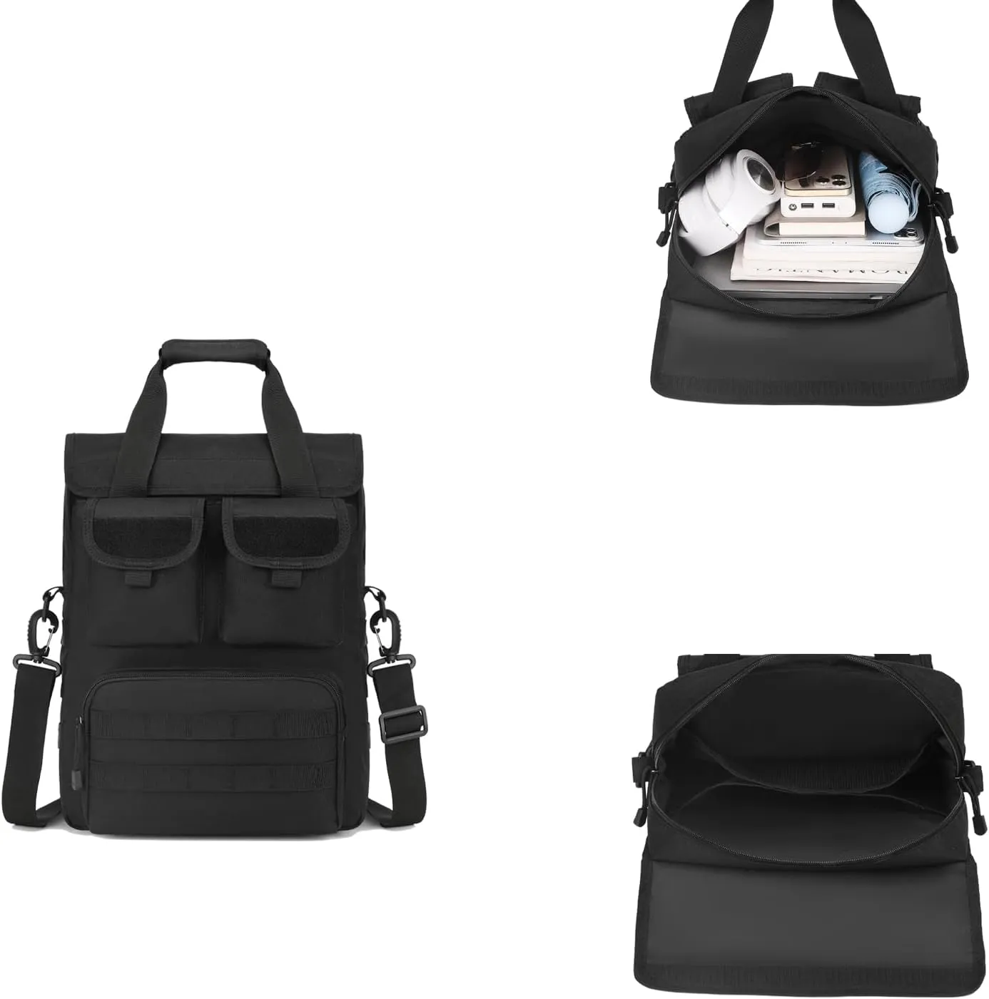 ArcEnCiel Tactical Messenger Bag Men MOLLE Sling Pack Briefcase Gear Handbags Utility Carry Satchel