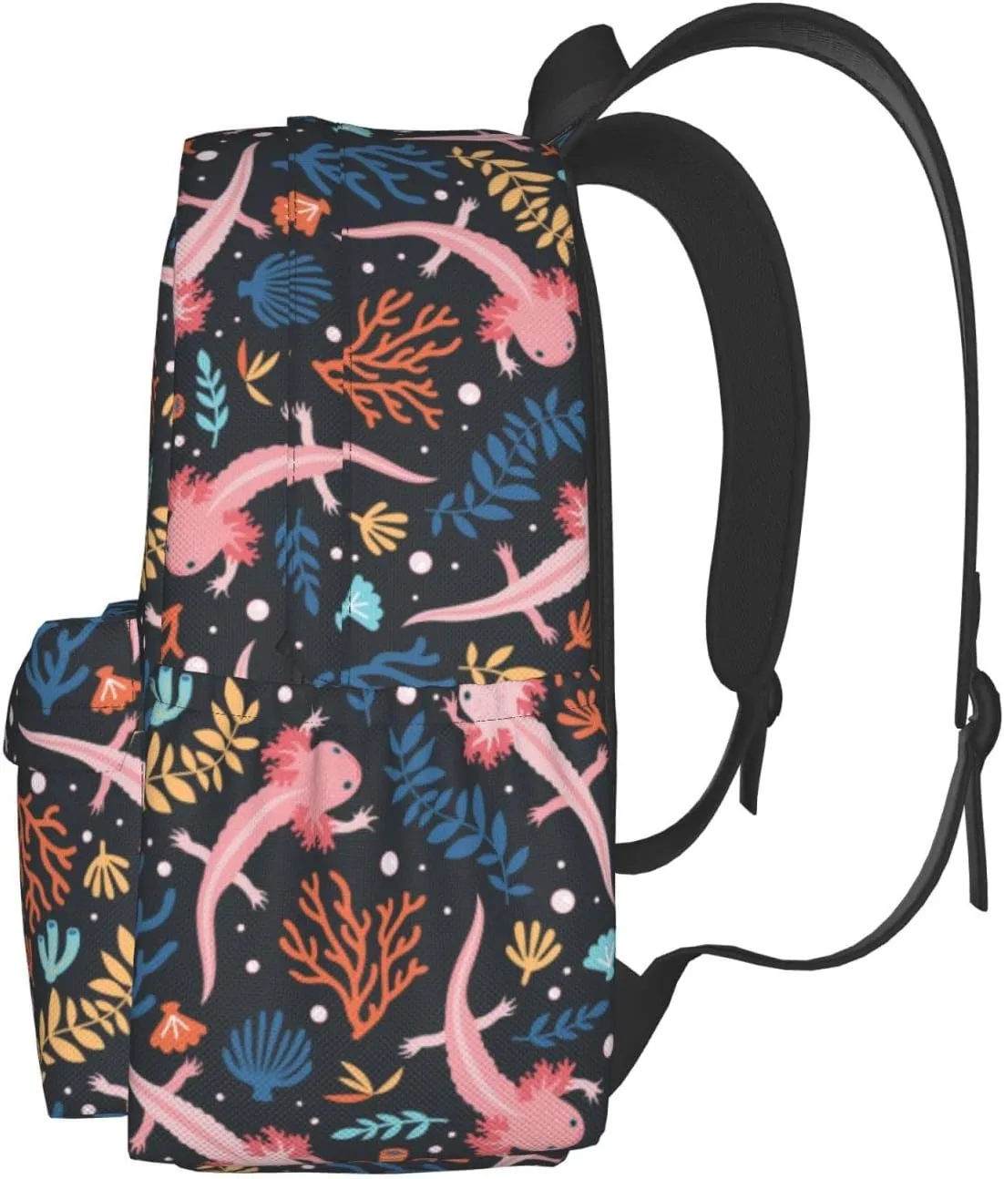Axolotl Backpack Bookbag Laptop Backpacks Multipurpose Daypack for Boys Girls School Men Women Travel Hiking