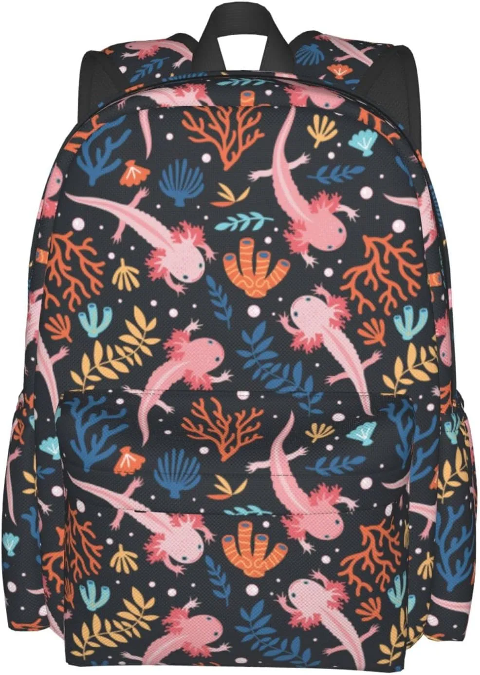 Axolotl Backpack Bookbag Laptop Backpacks Multipurpose Daypack for Boys Girls School Men Women Travel Hiking