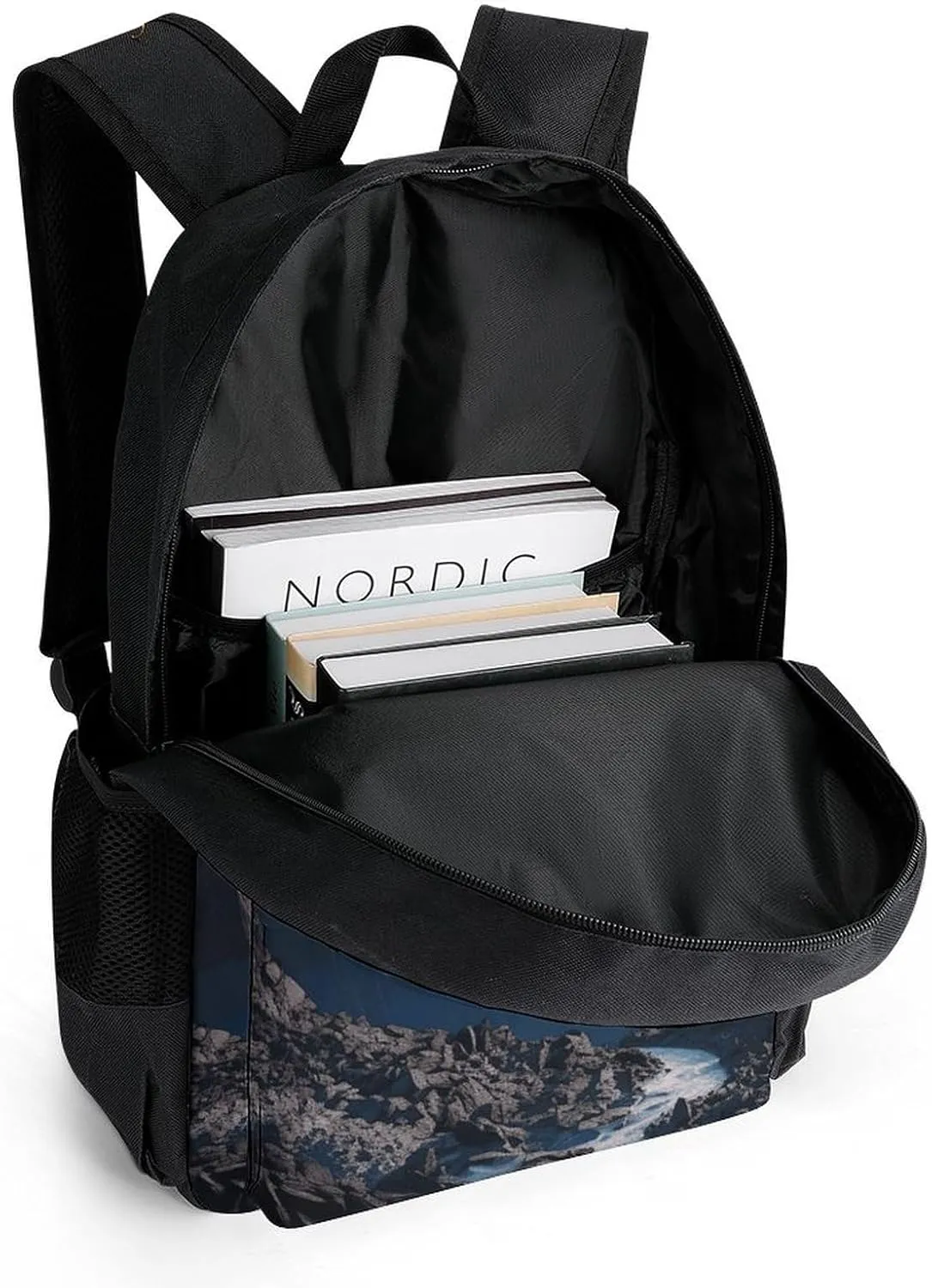 Backpack for Men Women Laptop Backpack Melting Snow Mountain Casual Daypack Laptop Bag for Travel