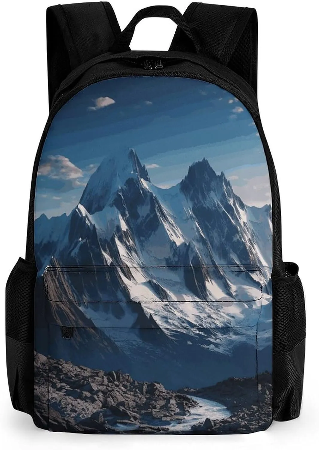 Backpack for Men Women Laptop Backpack Melting Snow Mountain Casual Daypack Laptop Bag for Travel