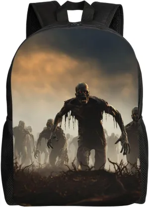 Backpack Many Zombie Travel Casual Laptop Backpack Waterproof Hiking Daypack For Men Women