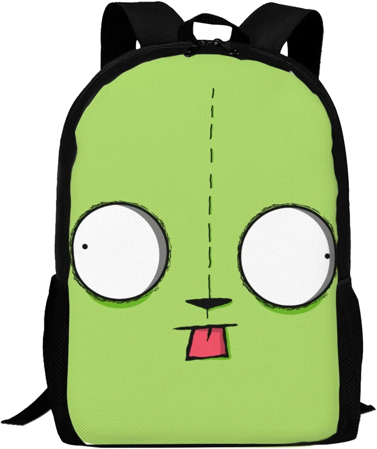 Backpacks Invader Anime Zim Adjustable Laptop Backpack Double Shoulder Bag for Women Men Climbing Shopping Work