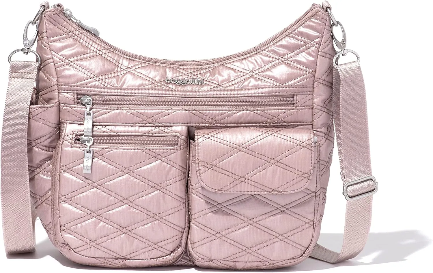 Baggallini Modern Everywhere Crossbody Women 11x9x4.5 RFID Hobo Bag