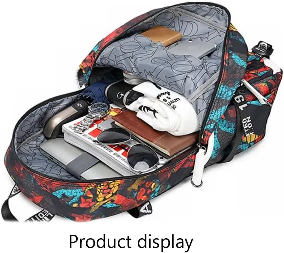 Basketball Legend Never Ends Multifunction Backpack Travel Laptop Daypack Fans Bag For Men Women (Style 2)