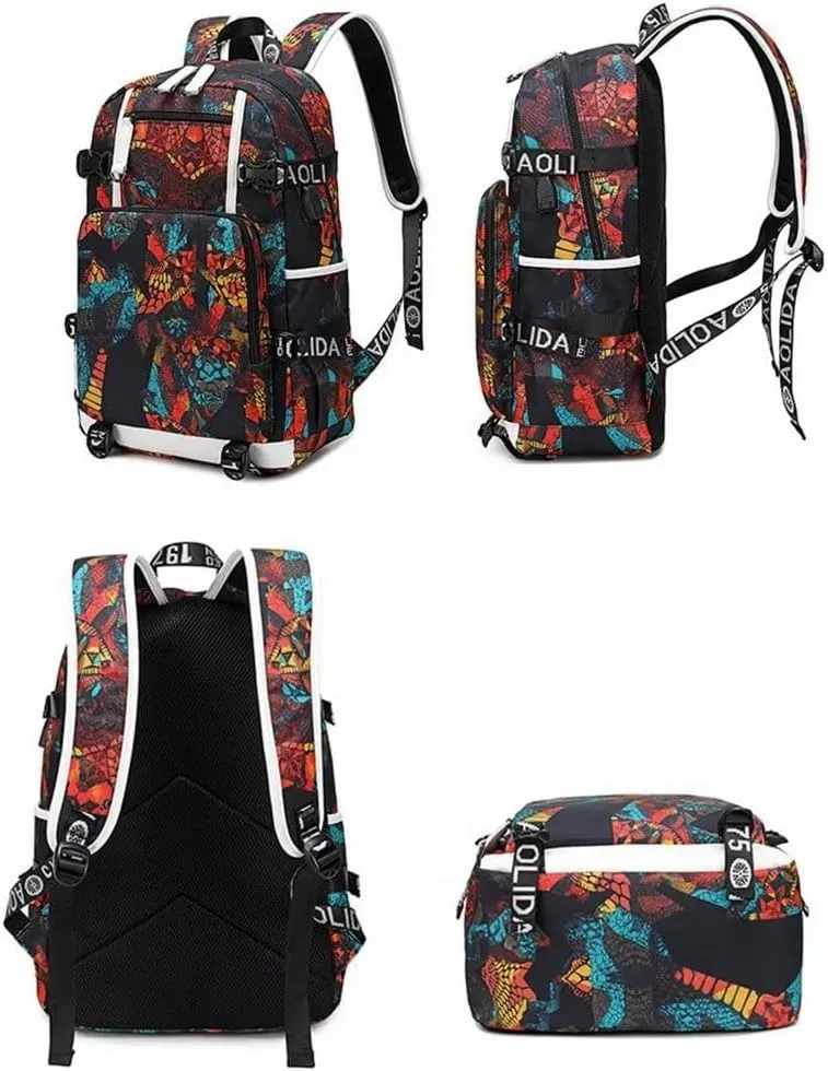 Basketball Legend Never Ends Multifunction Backpack Travel Laptop Daypack Fans Bag For Men Women (Style 2)