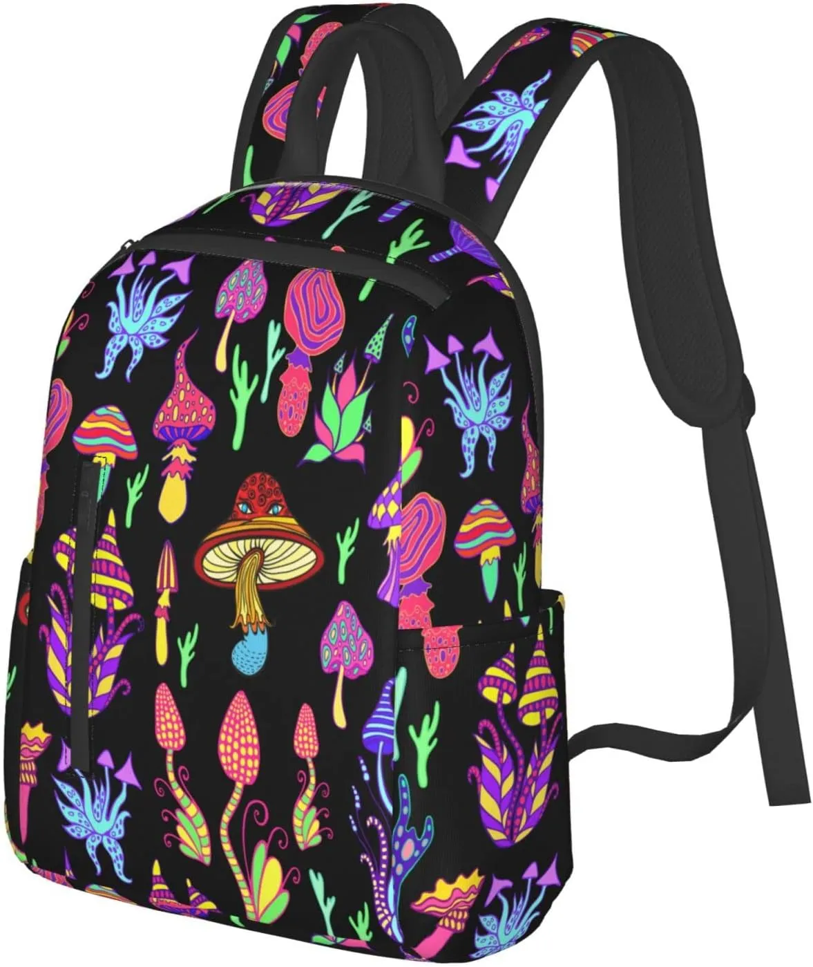bassyil Mushroom Backpack Bookbag Laptop Backpacks Multipurpose Daypack For Boys Girls School Men Women Picnic Travel Hiking