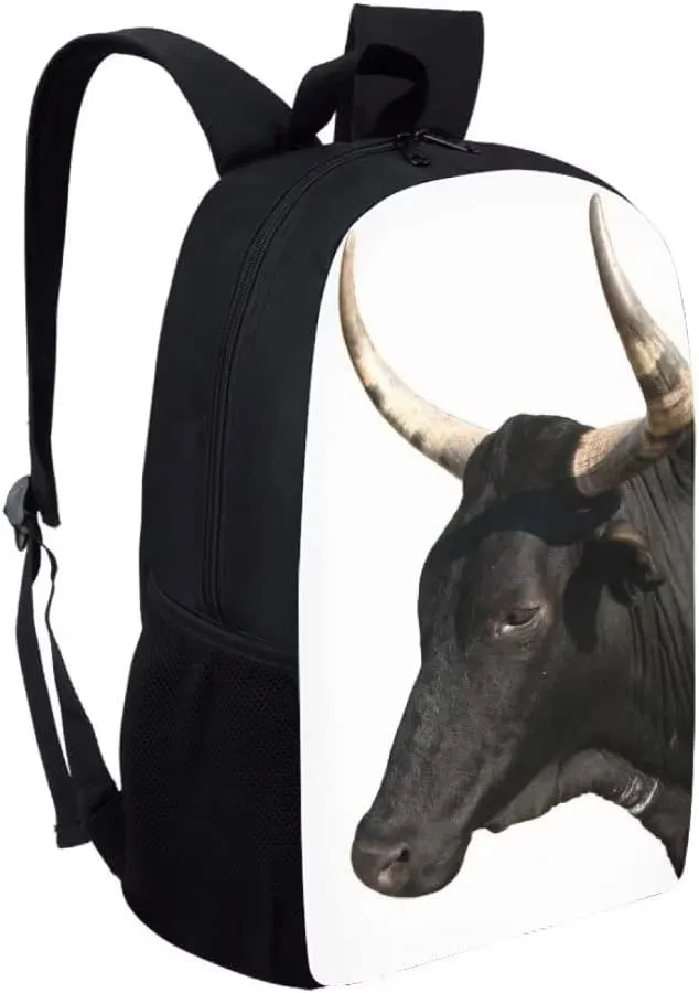 Beauty Collector Ankole Cattle Backpack Animal Back to School Book Bag for Kids Travel Daypack Lightweight