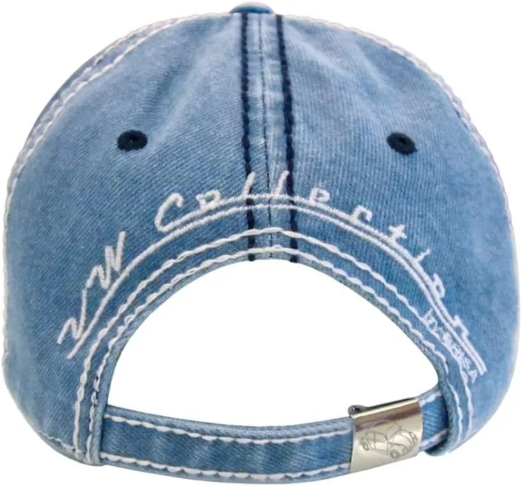 BRISA VW Collection - Volkswagen Baseball Cap Military Cap Trucker Cap Hat Headwear with Bus or Beetle Motif One Size