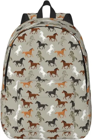 Canvas Casual Backpack Laptop Bag Suitable for Travel Office Outdoor Sports Men and Women Chicken