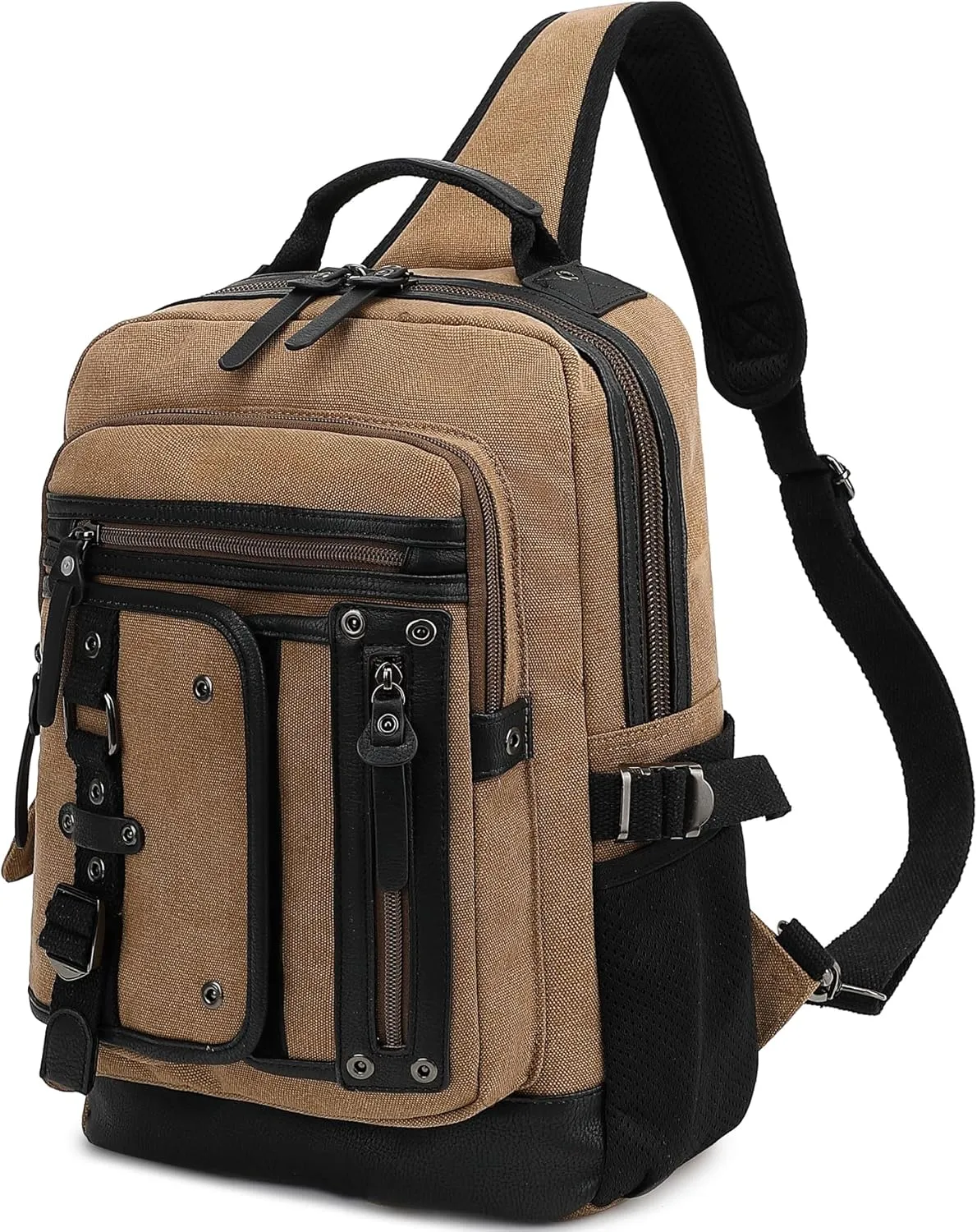 Canvas Messenger Bag Retro Sling Backpack Crossbody Satchel