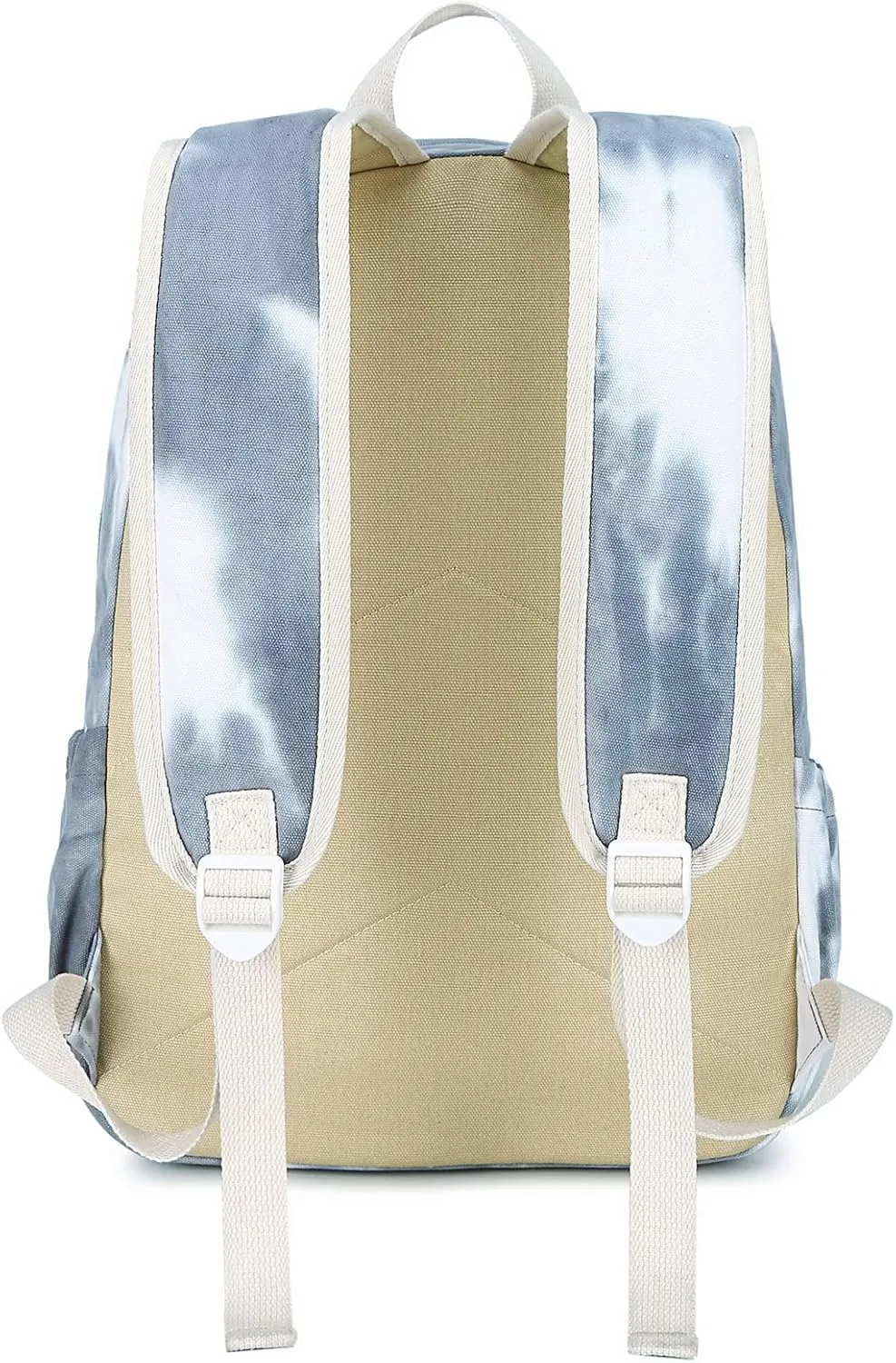 Canvas School Bag Backpack Ranibow Style Unisex Canvas Zip Backpack College Bag for Teens Girls Casual Travel Daypack