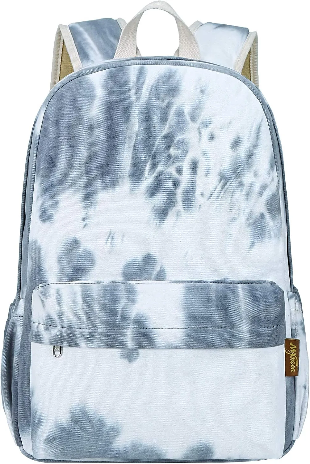 Canvas School Bag Backpack Ranibow Style Unisex Canvas Zip Backpack College Bag for Teens Girls Casual Travel Daypack